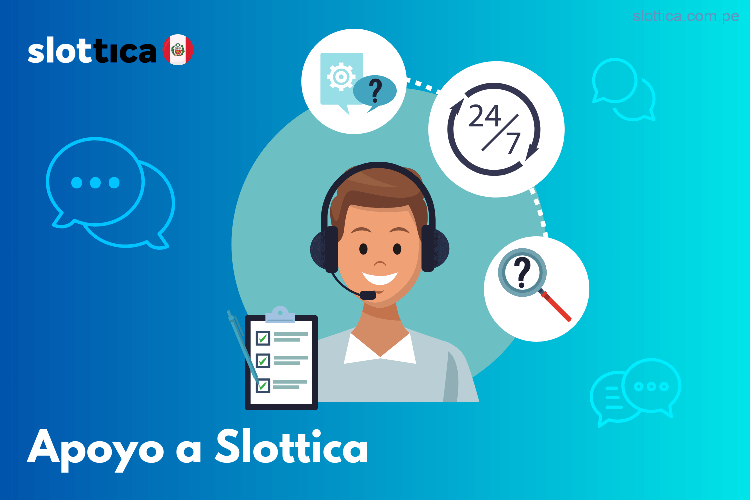 Servicio de Atención al Cliente de Slottica Casino en Perú