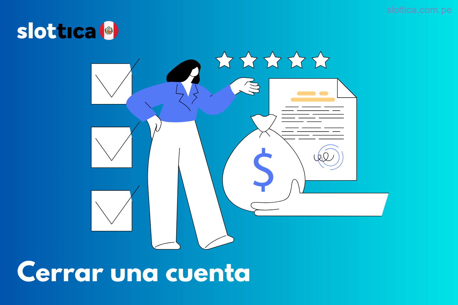 Cómo cerrar tu cuenta en Slottica Casino