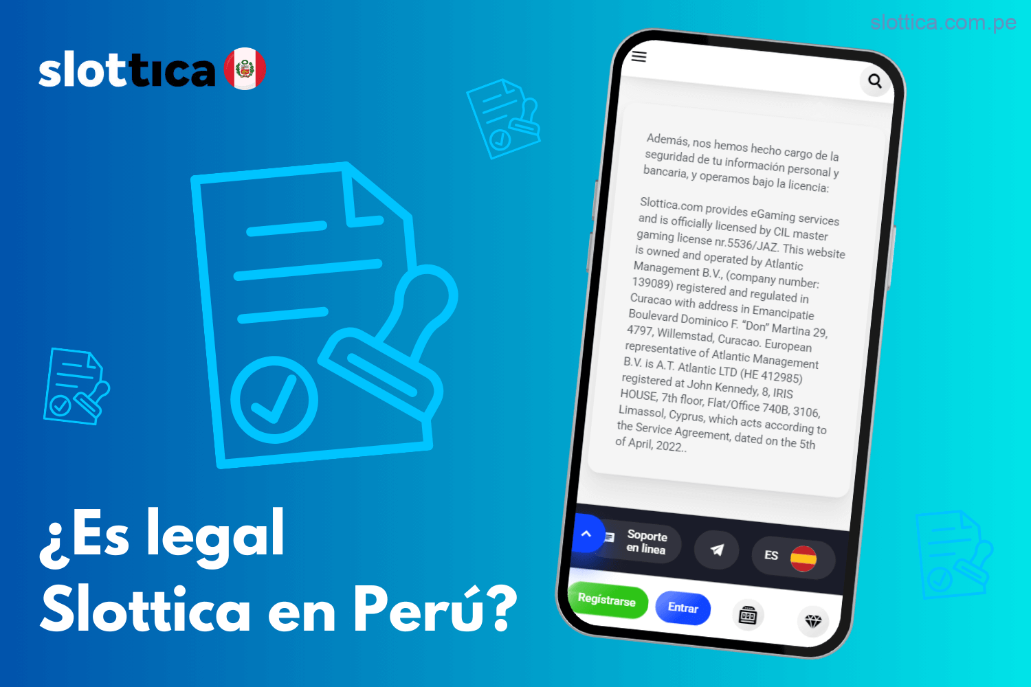 ¿Slottica es legal en Perú? Todo lo que necesitas saber