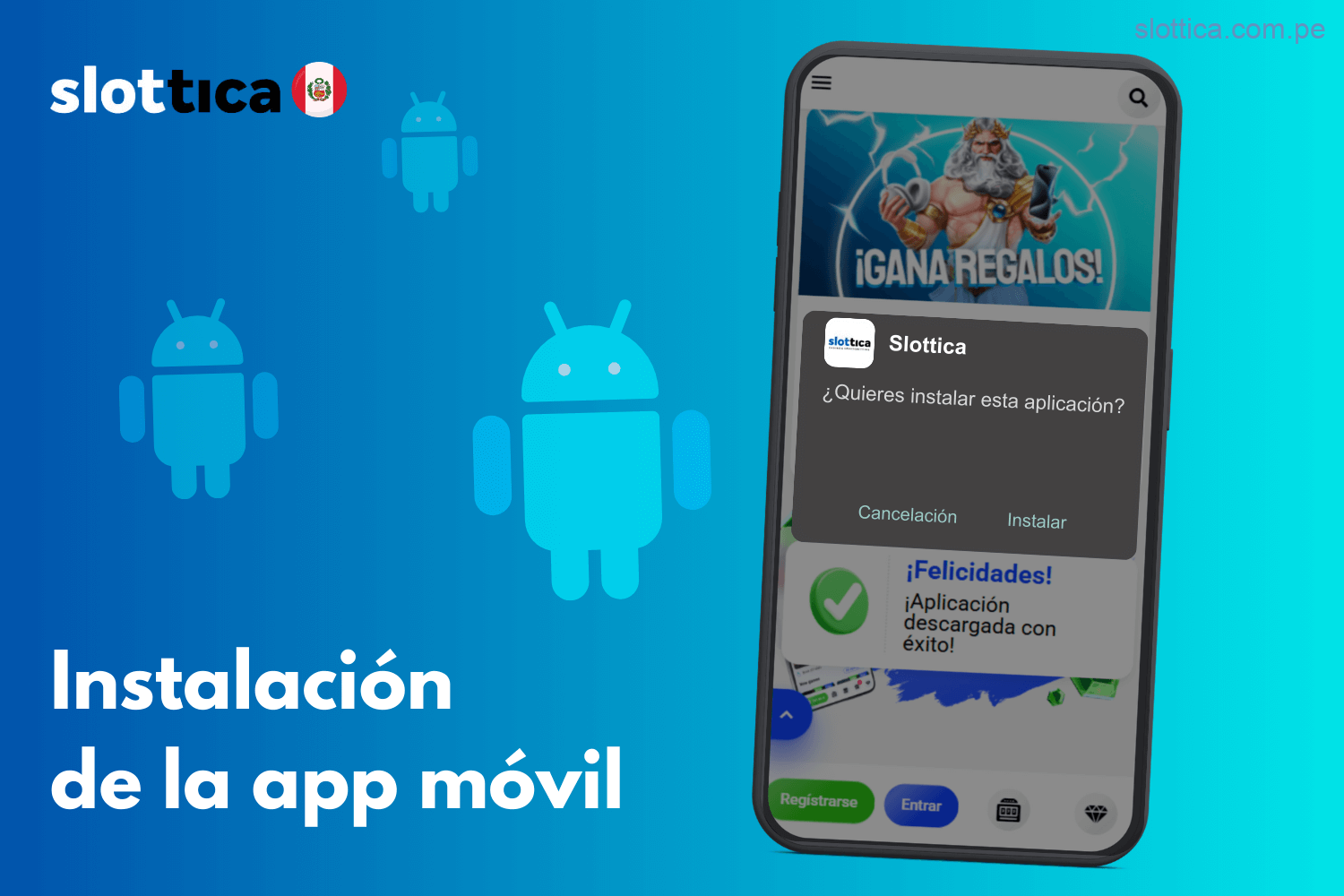 Aplicaciones de apuestas deportivas de Slottica en Perú